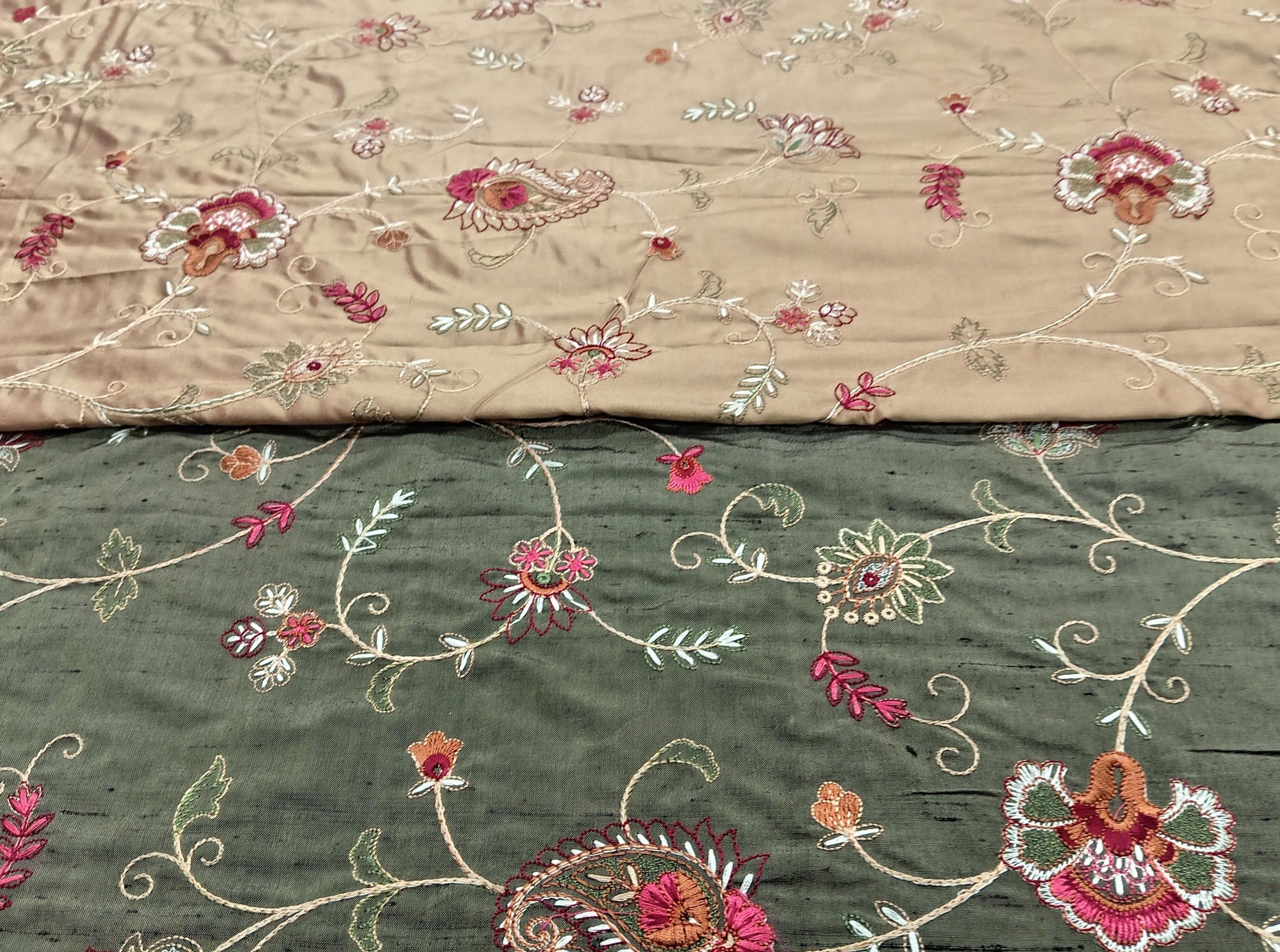 Embroidered Silk - LJE 2015 - 100% Silk base - 1 col