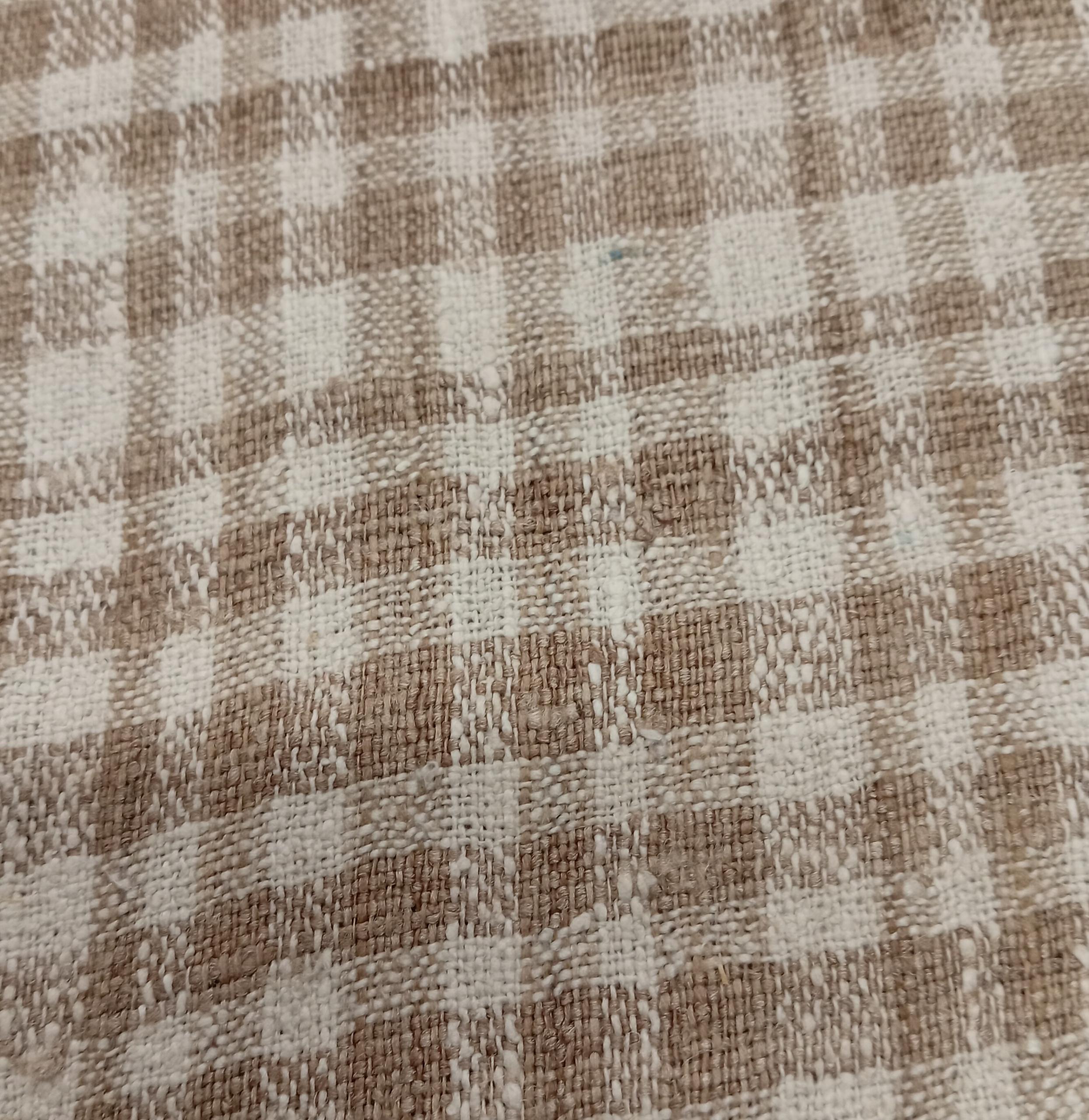 Tussah Nat CHK – #RS-6 - Silk 100% - 1 col