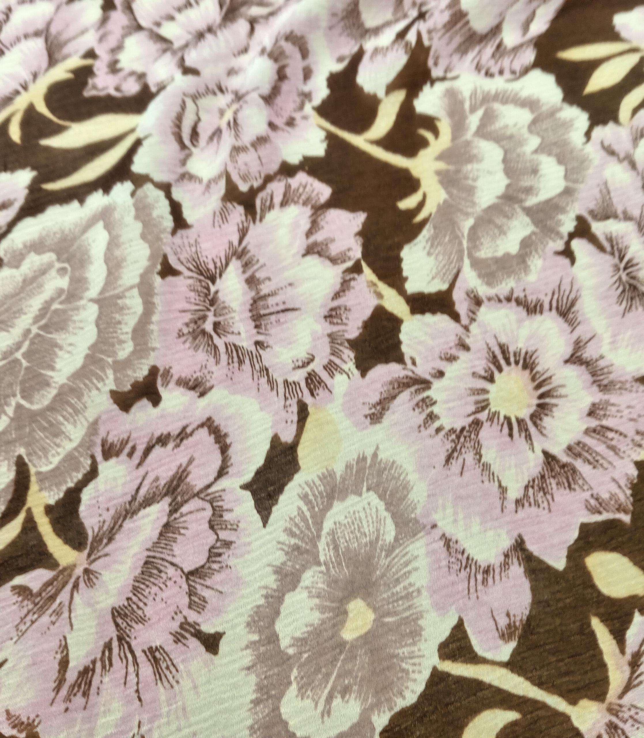 Printed Silk Chiffon – PS 1521-3 - Silk 100% - 2 cols