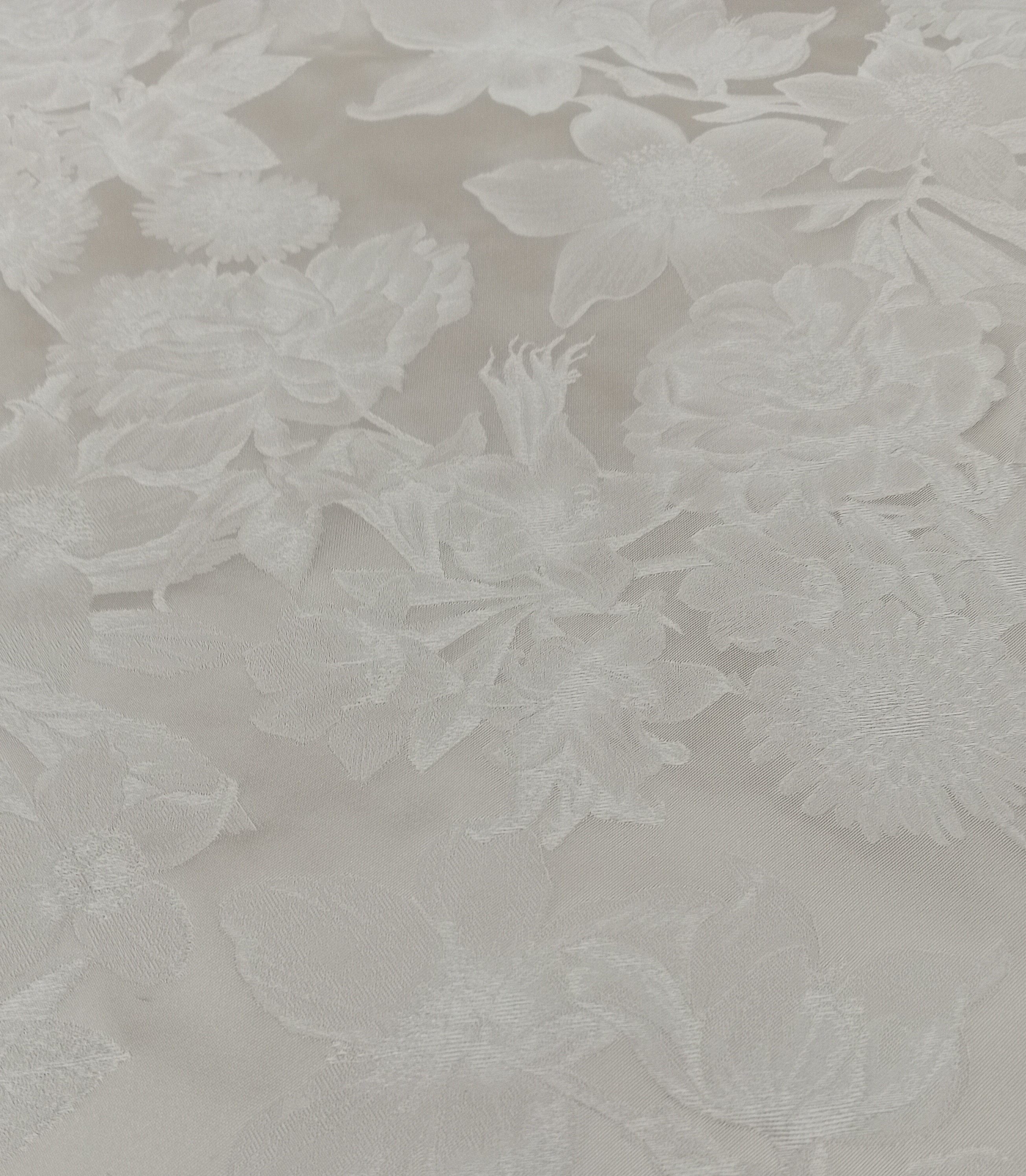 Floral Brocade Santo - #970-EB1 - Poly 43% + Acet 34% + Silk 23% - 1 Col