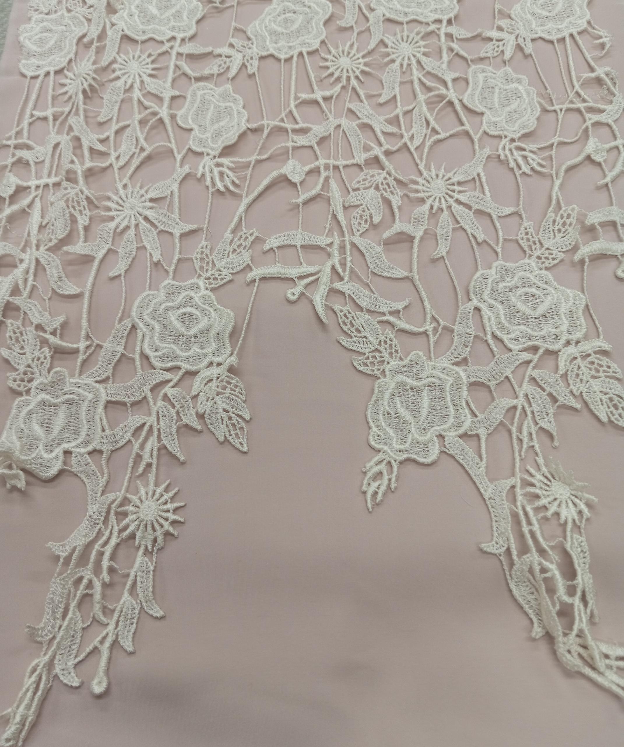 Floral Guipure Tassels - Lace ML 3 - 1 col