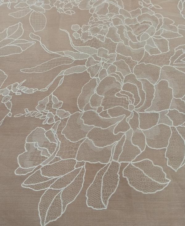 Printed Silk Organza – PS PEG 5 - 100% Silk - 1 col