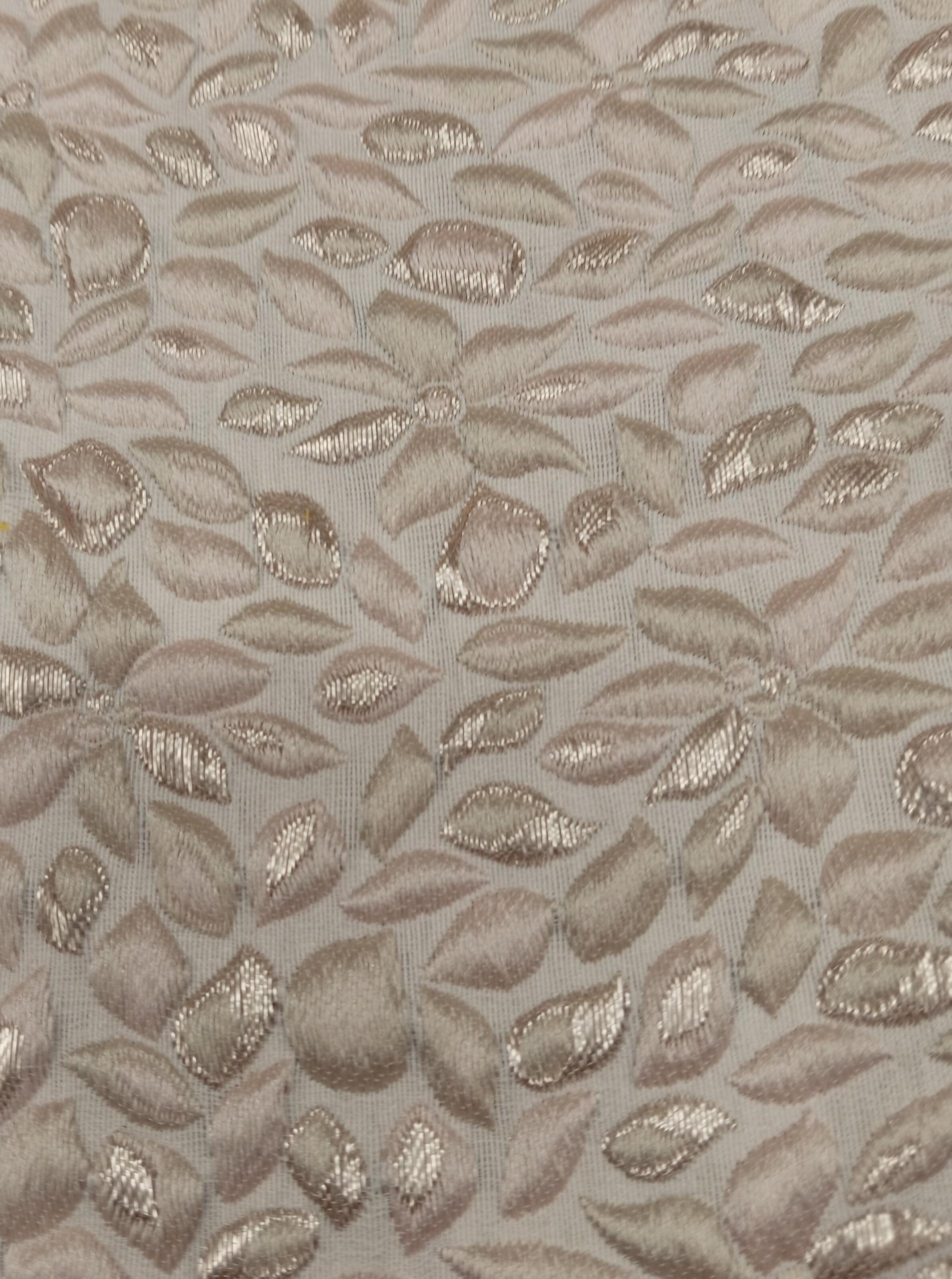 3d Lurex Floral - BJ-445 | Trade80Silks