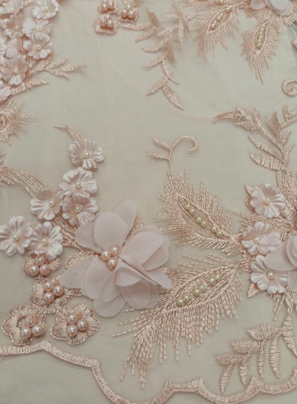 3D Beaded & Coloured - Lace HL 40260 | Trade80Silks