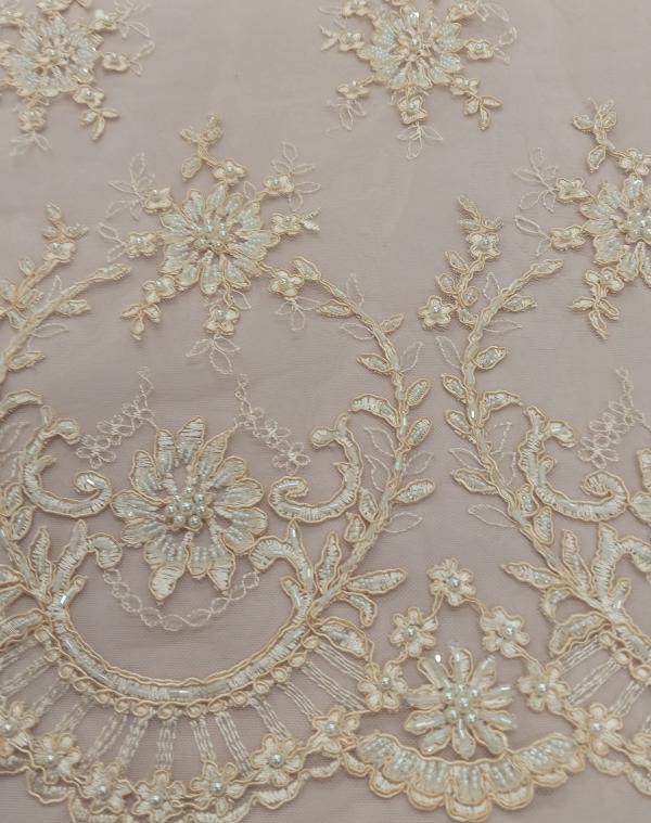 Beaded coloured Lace - Lace HL 40262 - 1 col - Lace & Tulles