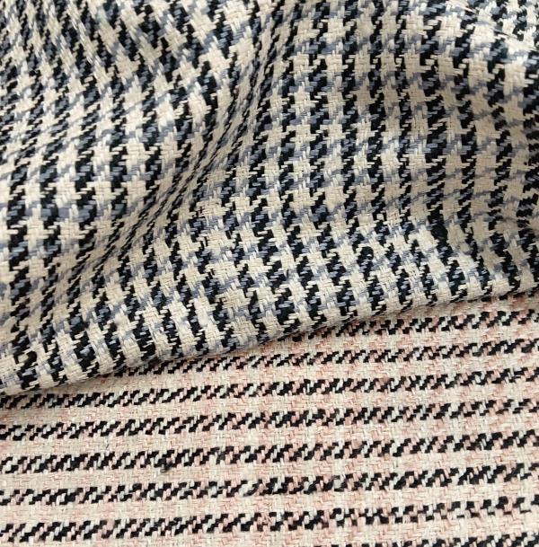 2 Col Warp Stripe Check