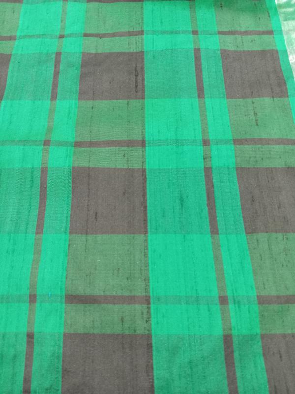 Tartan Silk Checks – TC 28 - 100% Silk - 112 cms