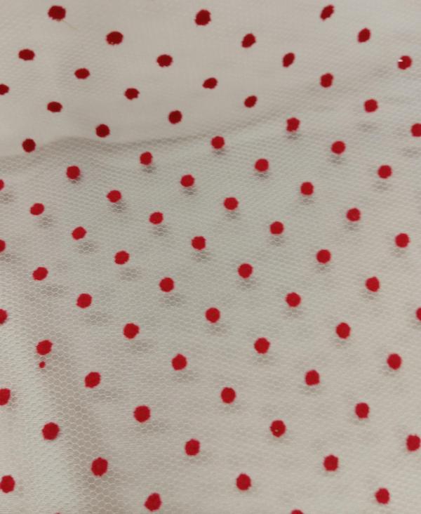 F2 – Plumetis Flock Tulle - #893 - Polyamide 100% - 3 cols