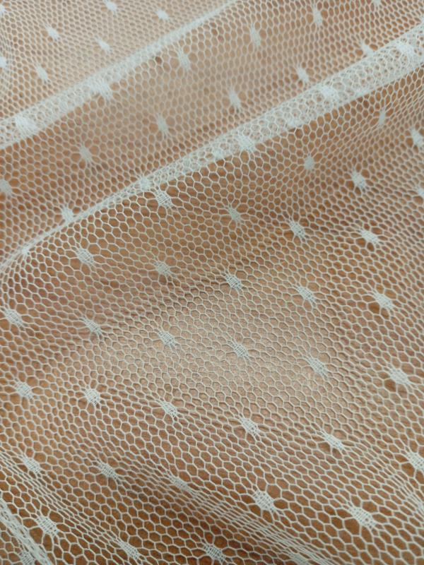 #905 Oval Dots Woven Tulle