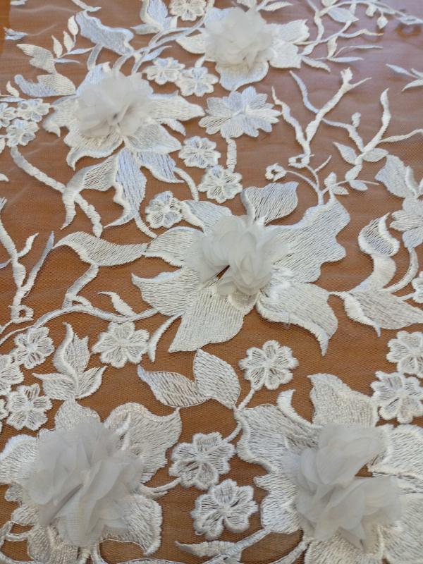 3d Floral Vine - Lace HL 702 | Trade80Silks